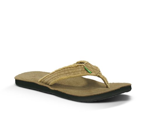 Tong Sanuk Fraid Not Homme - Kaki LKRDAN876